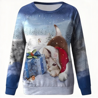 Quinty - Kuscheliger und warmer Pullover – Blau