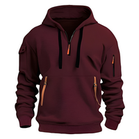 Paxton - Moderner Hoodie – Rot
