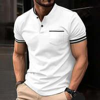 Teodor - Modernes und einfaches Poloshirt – Weiß