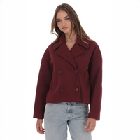 Claire - Schicke und stilvolle Jacke – Rot