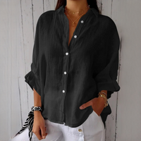 Reena - Bequemes und legeres Shirt – Schwarz