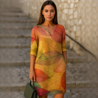 Kori - Schickes kurzes Kleid – Gelb