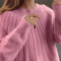 Cornelia - Stilvoller und gemütlicher Pulli – Rosa