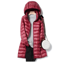 Elina - Leichte und warme Jacke – Bordeaux