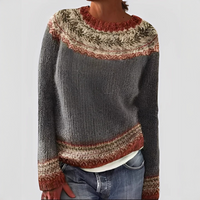 Christal - Weicher und warmer Pullover – Grau