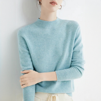Orie - Bequemer und zeitloser Pullover – Himmelblau