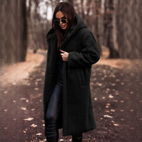 Yancy - Moderner und warmer langer Mantel – Schwarz