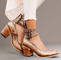 Dagny | Elegante und Bequeme Ankle Stiefel – Bronze