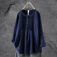 Matilda | Schließfach-Sitzbluse – Marine
