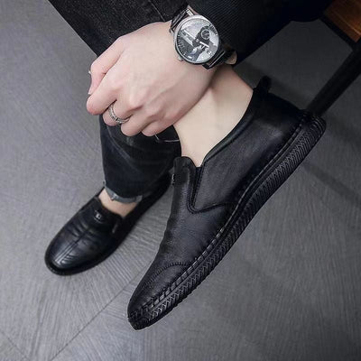 ALGER - LÄSSIGE GLATTLEDER-LOAFERS