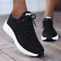 AirMotion™ – Leichte & Atmungsaktive Damen Sneaker – Schwarz