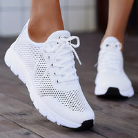 AirMotion™ – Leichte & Atmungsaktive Damen Sneaker – Weiß