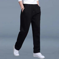 Niklas | Bequeme Freizeit Jogginghose – Schwarz