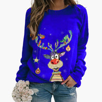 Elina | Weihnachtspullover – Blau