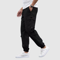 Jonas | Relaxed Fit Cargohose für Herren modern – Schwarz