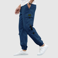 Jonas | Relaxed Fit Cargohose für Herren modern – Blau