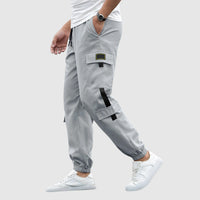 Jonas | Relaxed Fit Cargohose für Herren modern – Grau