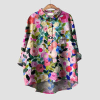 Anja™ | Elegante und zeitlose Bluse – Blumenmischung