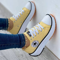 Doreen | Orthopädische Trend Sneaker – Gelb