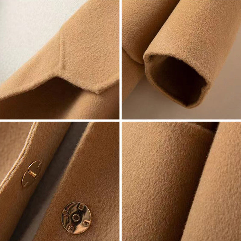 Reilithra | Eleganter Mantel mit samtiger Haptik