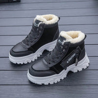 Annika™ - Wasserdichte Snowboots mit Warmem Innenfutter – Schwarz