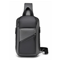 Aris | Sportliche Crossbody-Tasche – Grau