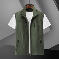 Amaury - Elegante ärmellose Herrenweste – Grün