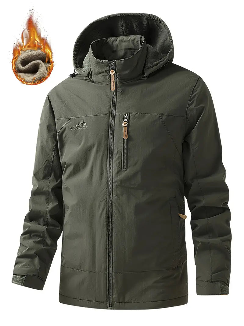Reigendra | Wasser- und winddichte Jacke mit Fleece-Futter für Männer