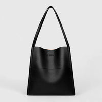 Adelaide | Elegante Schultertasche – Schwarz