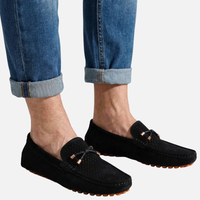 Wolfgang | Herren Atmungsaktive Sommer Loafer Perforation – Perforierte Loafer Herren – Marine