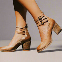 Dagny | Elegante und Bequeme Ankle Stiefel – Braun