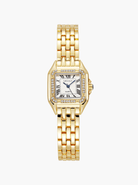 Palermo Uhr – gold with zirconia stones