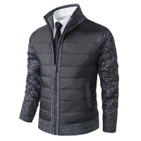 Elegante Herren Strickjacke | Winter – Dunkelgrau - 1