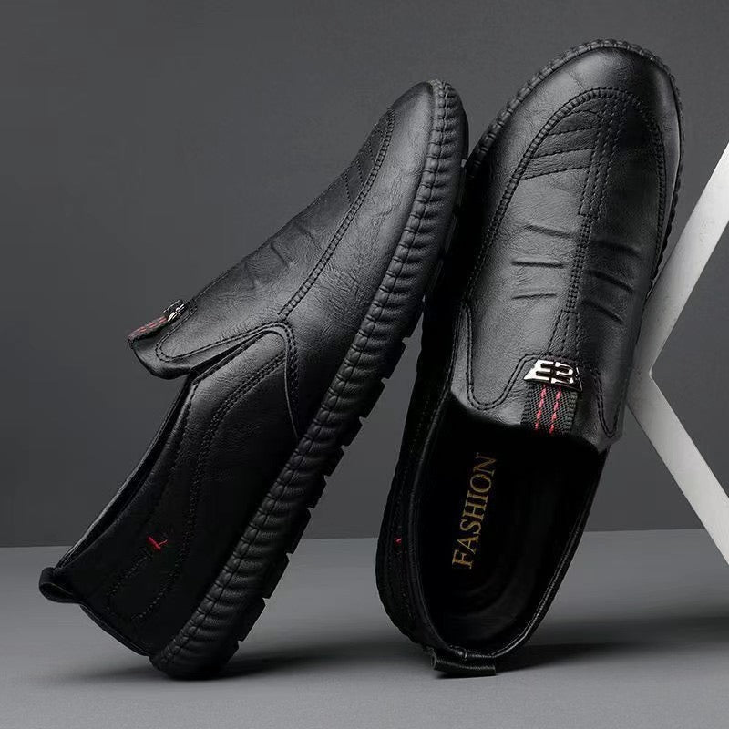ALGER - LÄSSIGE GLATTLEDER-LOAFERS