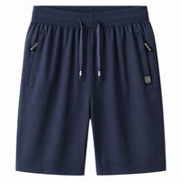 Iron™ Shorts aus Premium-Baumwolle mit kühlender Technologie – Blau