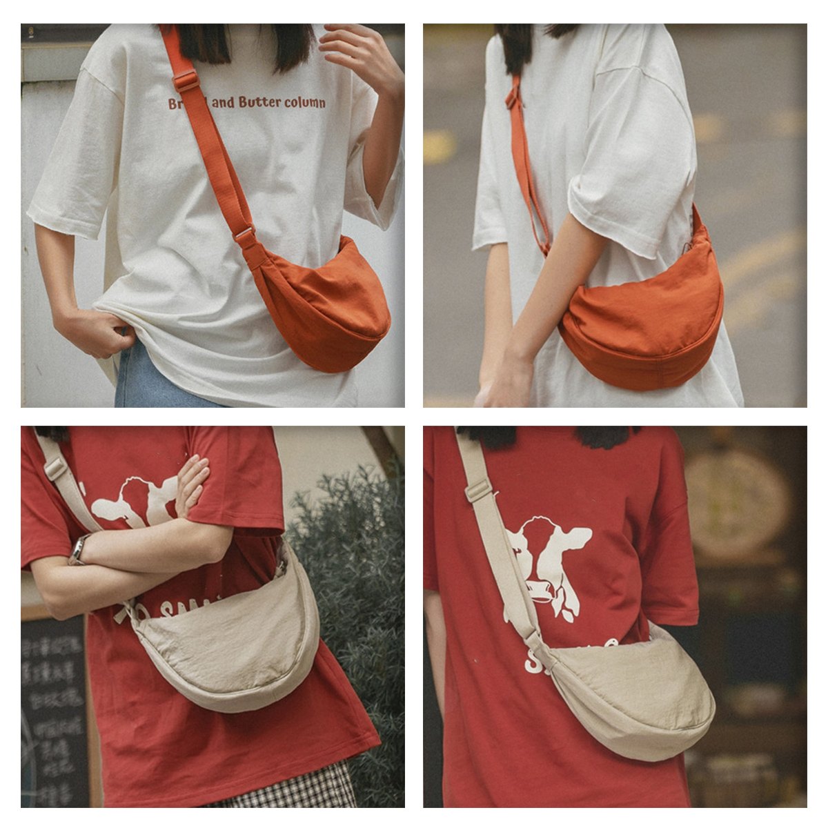 ArcSling - Halbmondförmige Crossbody-Tasche