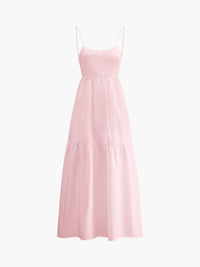 Clara | Elegantes Rückenfreies Kleid Damen – Rosa