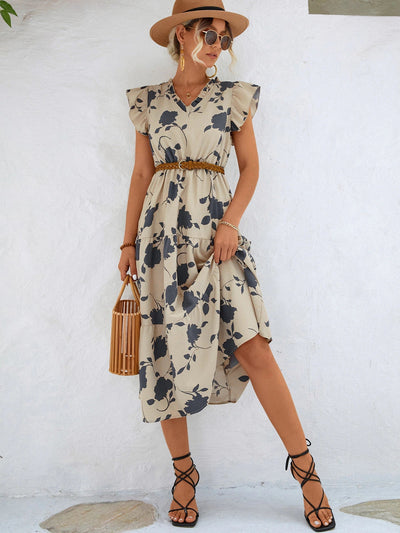 Sana | Elegantes Sommerkleid mit Druck