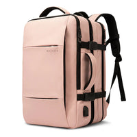 Unisex Reiserucksack | Erweiterbar – Hellrosa