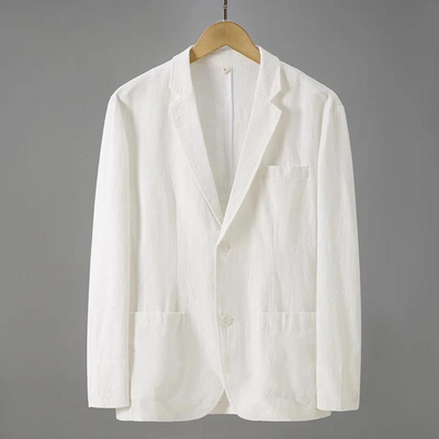AYSEL - LEINENBLAZER MIT GERADER PASSFORM