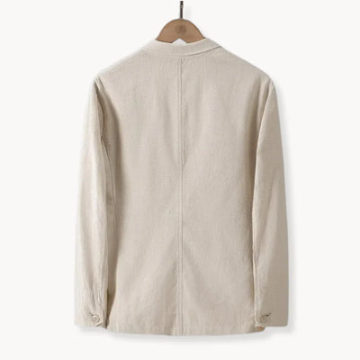 AYSEL - LEINENBLAZER MIT GERADER PASSFORM