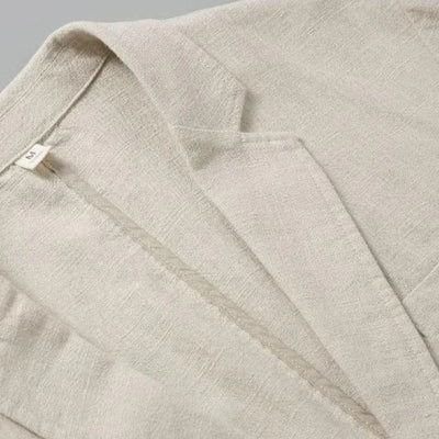 AYSEL - LEINENBLAZER MIT GERADER PASSFORM