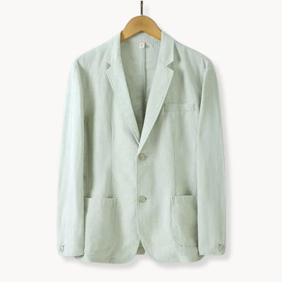 AYSEL - LEINENBLAZER MIT GERADER PASSFORM