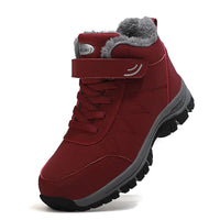 Damen Winterschuhe Elegant Warm Wasserdicht – Rot