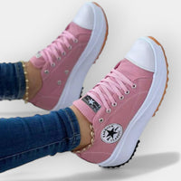 Orthopädische Damen Sneaker Bequem & Stylisch – Rosa