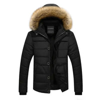 Hochwertige Winterjacke für Herren – Schwarz 2