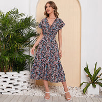 Rosa | Stilvolles Kleid mit Bauchbedeckung – Schwarz