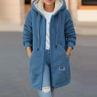 Heidi-Mode | Warme Damen-Fleecejacke Für Den Winter Zelda – Blau