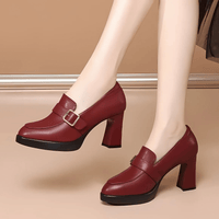 Elegante Damen Absatzschuhe mit Komfort – Rot