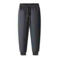 Winddichte, warm gefütterte Herren-Freizeithose – Grau 1